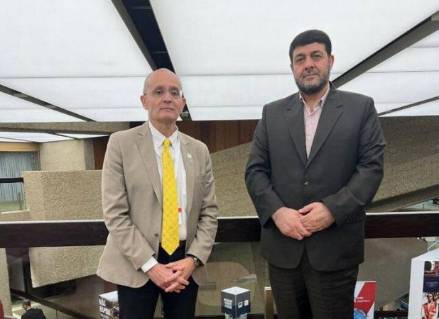 دیدار رئیس هلال‌احمر با مدیر منطقه‌ای فدراسیون جهانی صلیب سرخ