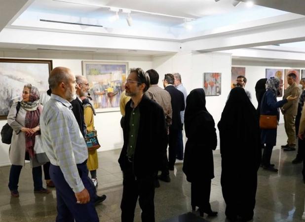 نمایشگاه نقاشی «پژواک خیال» در حوزه هنری برپا شد