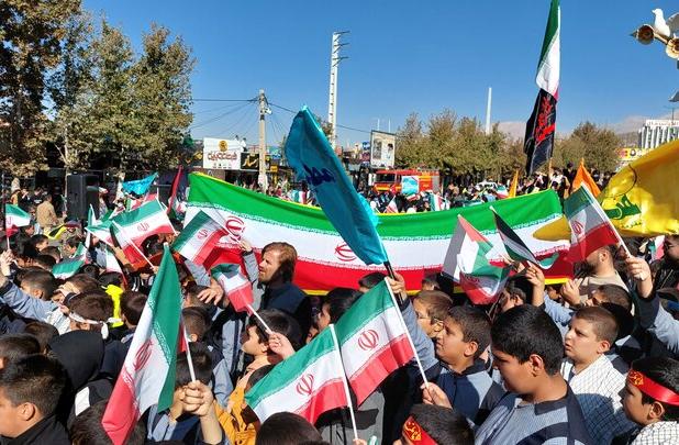 خروش حماسی کهگیلویه و بویراحمدی ها در روز مبارزه با استکبار