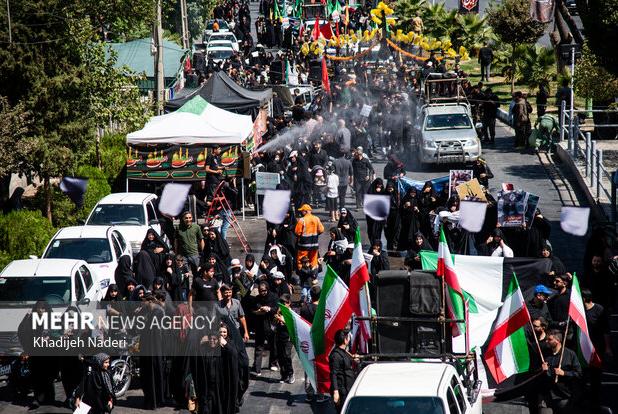 عزاداری ۲۸ صفر در گلستان شهدای اصفهان