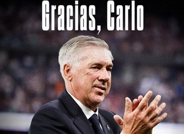 رئال مادرید رسماً جدایی آنچلوتی را اعلام کرد