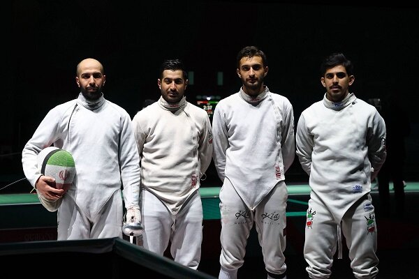 مدال برنز تیم شمشیربازی اسلحه اپه قطعی شد 