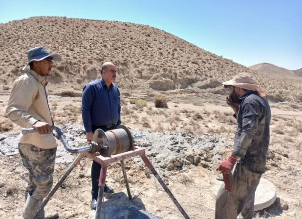 عملیات مرمت و بازسازی قنات پرویز آباد آهوان سمنان آغاز شد
