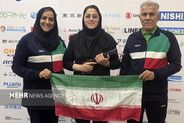 مهلا سمیعی اولین دختر مدال آور ایران شد/ کسب چهارمین مدال در تیراندازی