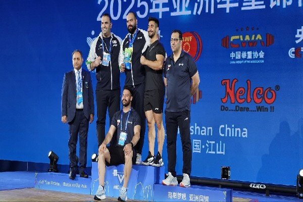 تیم ملی وزنه‌برداری ایران نایب قهرمان آسیا شد
