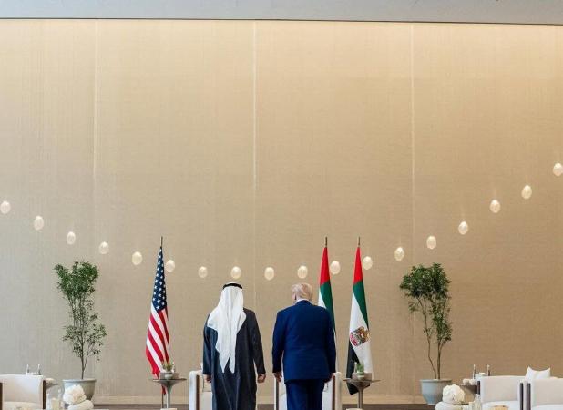 تصاویر جنجالی ترامپ در جریان سفر به امارات