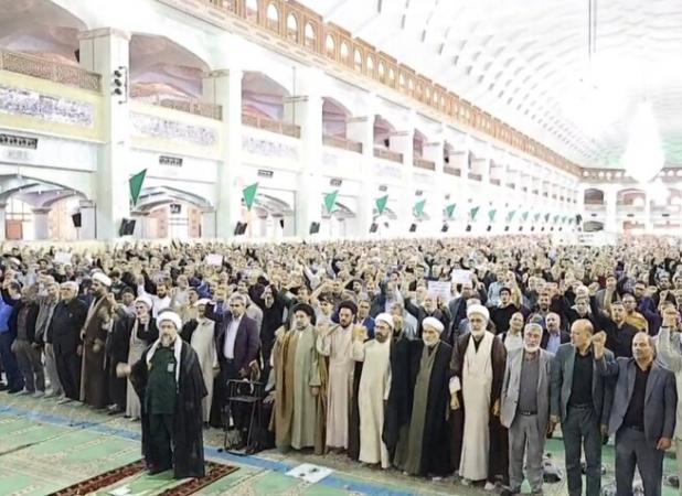 محکومیت حملات رژیم صهیونیستی در نماز جمعه تبریز