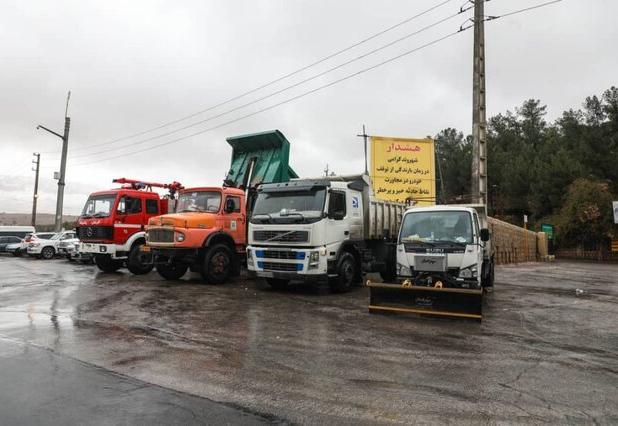 بسیج امکانات مدیریت شهری شیراز با آغاز بارش‌ها