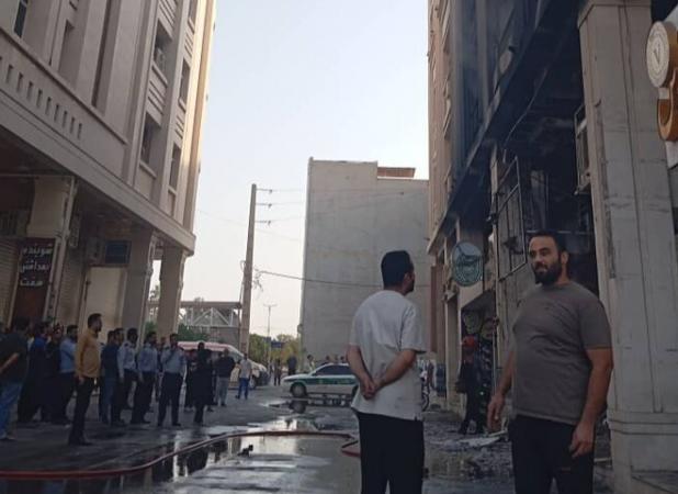 جزییات مهار آتش‌سوزی کیانپارس اهواز