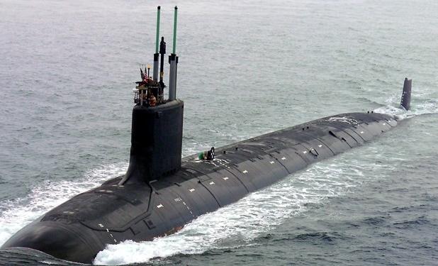 زیردریایی ویرجینیای آمریکا حریم دریایی روسیه را نقض کرد