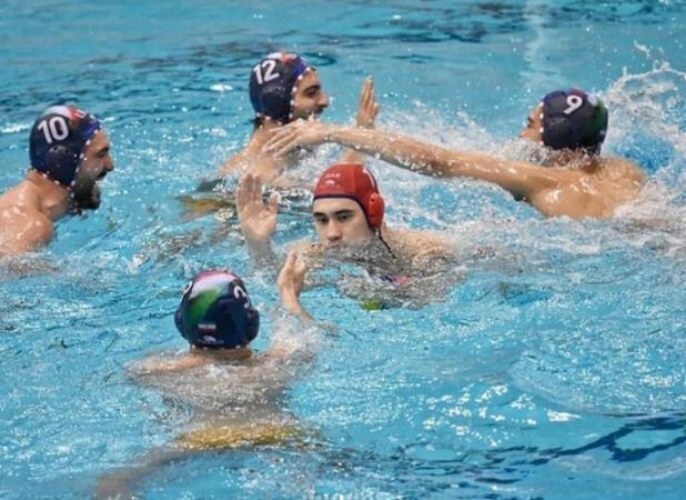 صعود تیم ملی واترپلو ایران به مرحله نیمه نهایی قهرمانی آسیا