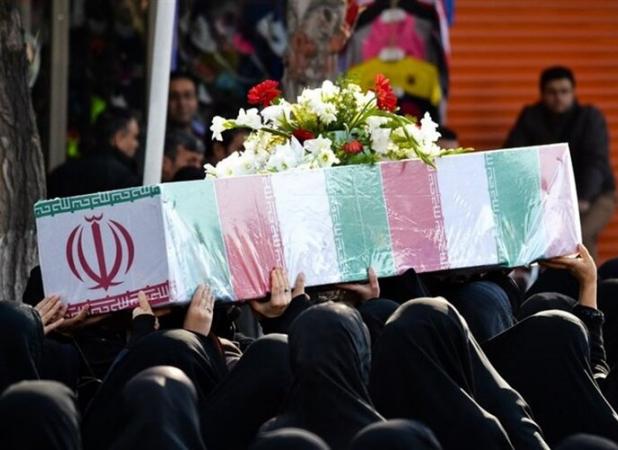 ورود پیکر مطهر شهدای گمنام به معراج شهدای استان مرکزی