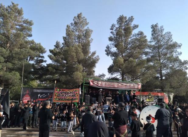 عزاداری مردم شهرستان تربت جام در عصر تاسوعای حسینی