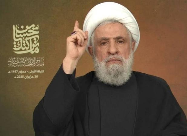 شیخ نعیم قاسم: دفاع از وطن نیاز به اجازه گرفتن ندارد/ اهل تسلیم نیستیم