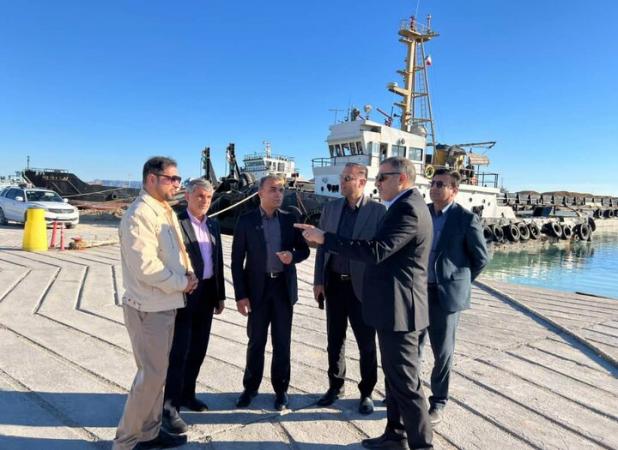 بررسی میدانی زیرساخت‌های اسکله‌ای بنادر چارک، آفتاب، کیش و قشم