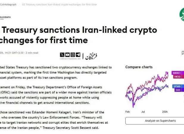 شوک شبانه به صرافی‌های ارز دیجیتال در ایران