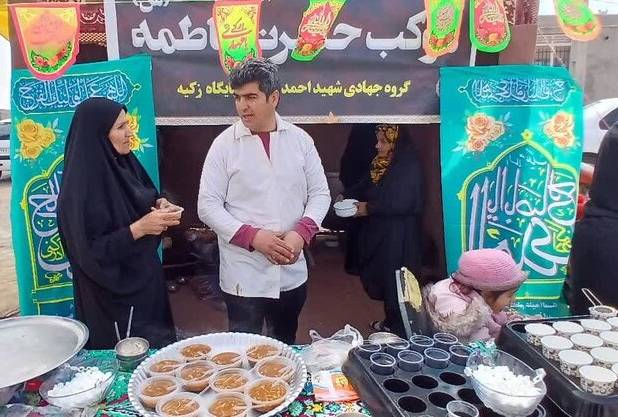 پخش نذری نیمه شعبان در کلاته‌های شرقی میامی