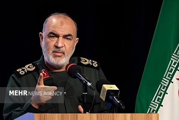سرلشکر سلامی: هر نقطه‌ای مبدا تهاجم بشود مقصد تهاجم ما خواهد بود