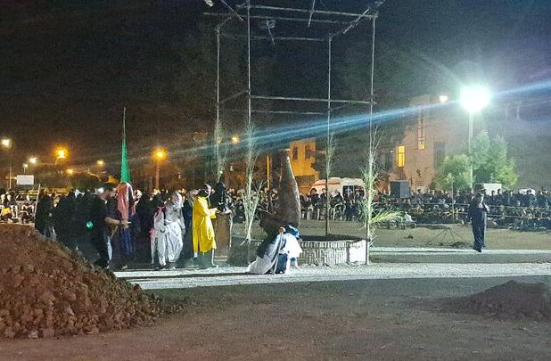 آیین نمادین تشییع پیکر شهدای کربلا توسط قوم بنی‌اسد در اردستان