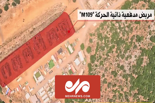 تصاویری هوایی از هدف قراردادن پایگاه ارتش رژیم صهیونیستی