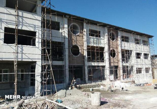 سقفی از مهر برسر دانش آموزان محروم خراسان شمالی