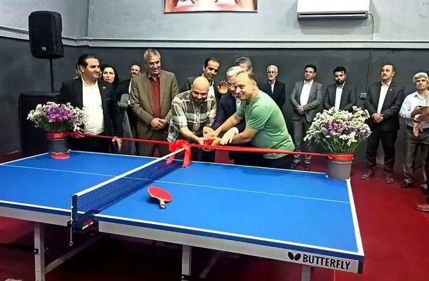 بزرگترین سالن تخصصی تنیس روی میز شمال کشور افتتاح شد