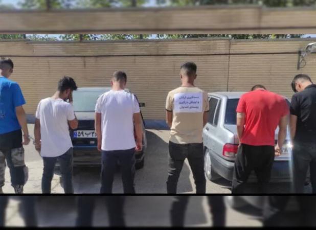 دستگیری مخلان نظم عمومی در کندوان اسکو