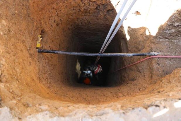 یک کشته و یک مصدوم در حادثه ریزش چاه در قم