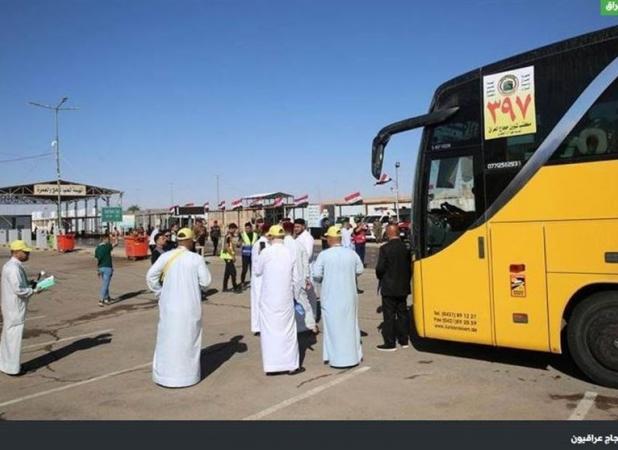 اولین کاروان زمینی حجاج عراقی وارد عربستان شد