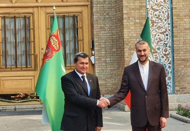 استقبال امیرعبداللهیان از وزیر خارجه ترکمنستان
