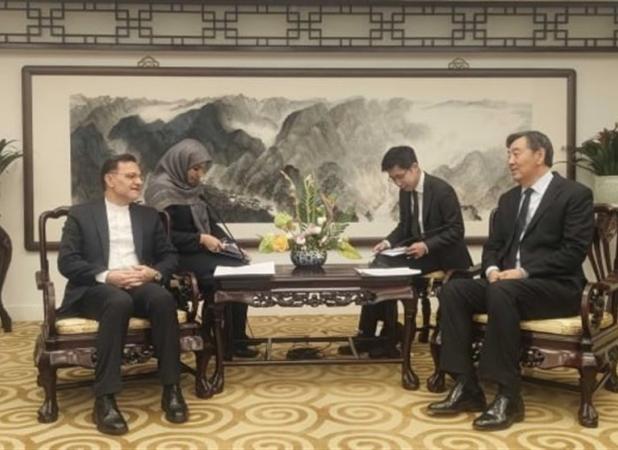 دیدار فرستاده چین در امور خاورمیانه با سفیر ایران در پکن