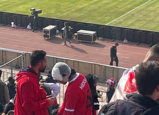 تصاویر تکان‌دهنده‌ای که از سکوهای استادیوم اراک مخابره شد!