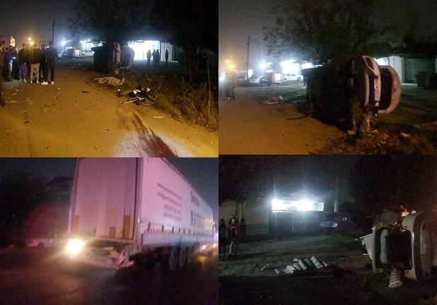 برخورد مرگبار خودروی سواری با تریلی در محور چوکام–خواچکین / ۳ جوان جان باختند