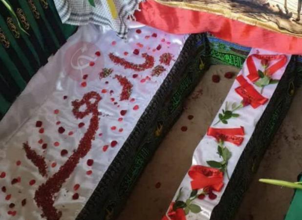 تصویری از مزار ابدی سپهبد شهید غلامعلی رشید