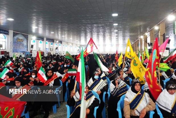 همایش برزگ مقاومت بسیج در زاهدان برگزار شد