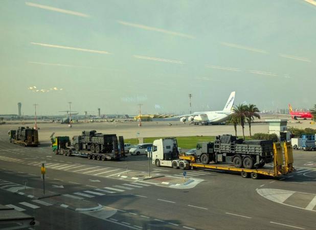 فرود مشکوک هواپیمای نظامی آمریکا در تل‌آویو