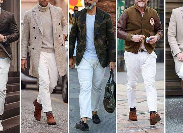 تیپ پاییزی مردانه لاغر شیک و خاص