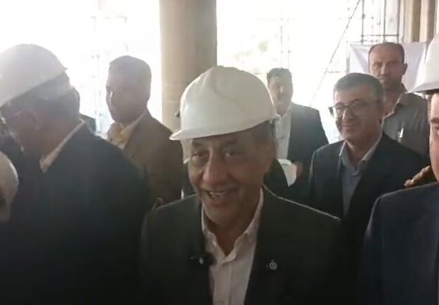 بازدید معاون رئیس جمهور از بیمارستان ۱۷ شهریور برازجان