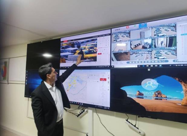 اتاق مانیتورینگ حمل و نقل مسافر در کرمانشاه راه‌اندازی شد