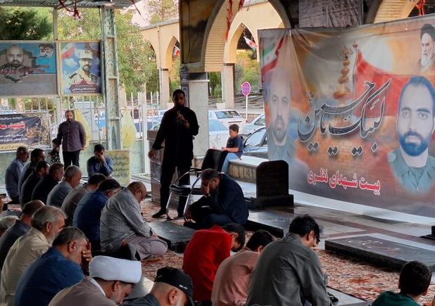 مراسم سالگرد شهادت شهید مدافع حرم حاج اکبر نظری برگزار شد