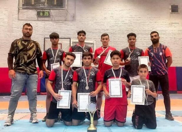درخشش کبدی کاران نوجوان کلات در مسابقات قهرمانی خراسان رضوی