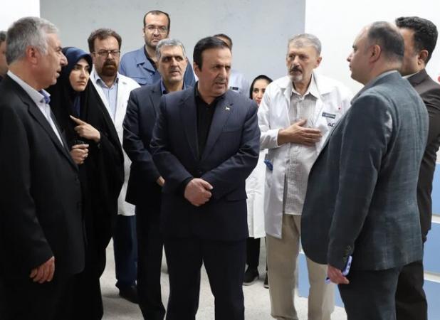 استاندار قزوین از بیمارستان ولایت بازدید کرد