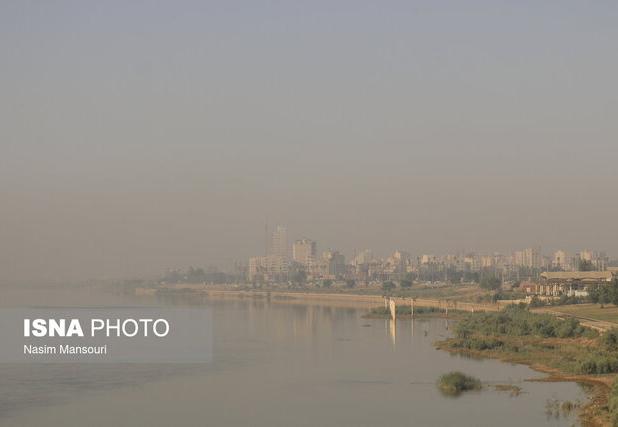 تنفس هوای آلوده در ۱۴ شهر خوزستان/ سوسنگرد «بنفش»، ۸ شهر «قرمز»