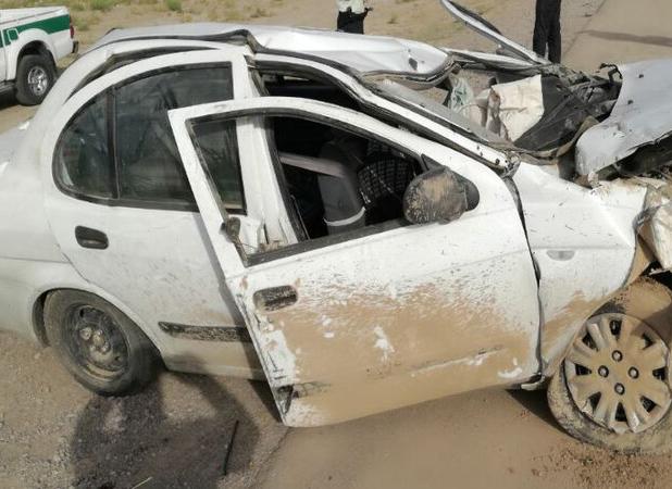 مصدومیت ۸ نفر براثر تصادف پژو ۲۰۷ و تیبا در محور نکا – گهرباران