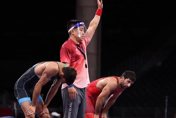 دو شکست و یک پیروزی برای کشتی فرنگی ایران/ نجاتی از المپیک حذف شد