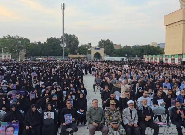 شعار وحدت و انسجام ملی در مراسم اربعین شهدای اقتدار آذربایجان‌شرقی
