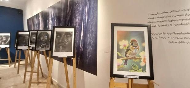 نمایشگاه آثار هنری پرستاران کاشان برپا شد