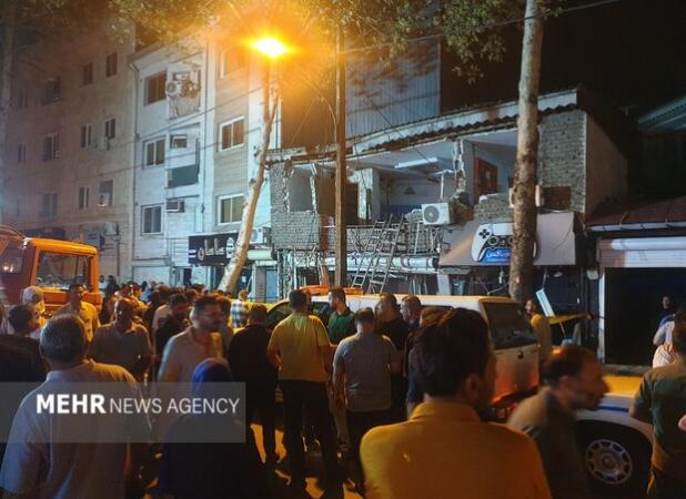حال ۲ نفر از مصدومان انفجار رشت وخیم است؛ علت در دست بررسی