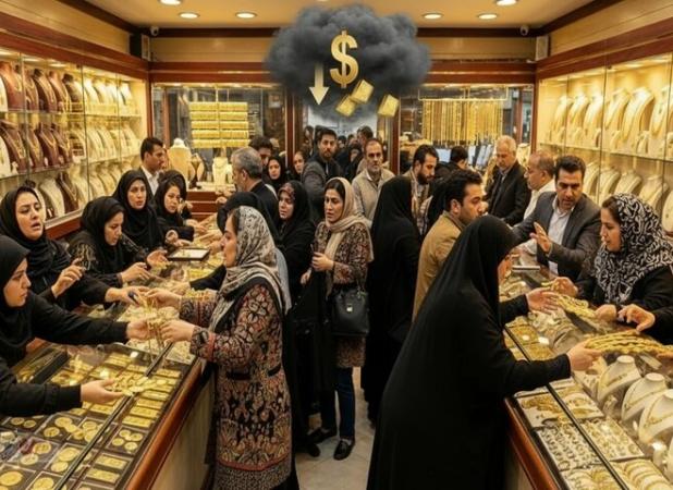 ریزش قیمت‌ طلا و سکه هم‌زمان با عقب‌نشینی اونس و دلار
