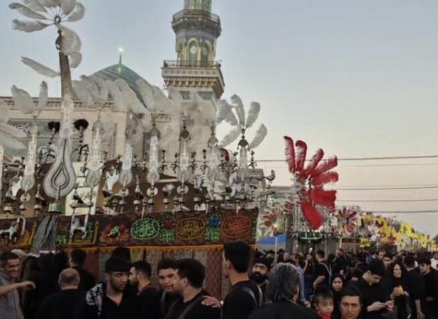 برپایی کاروان علم‌ها در روز ارتحال حضرت معصومه(س) در قم